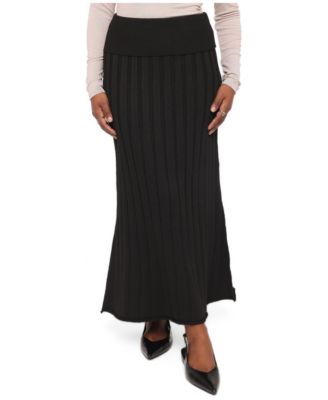 Women's Vilma Pleated Midi High-Waisted Skirt