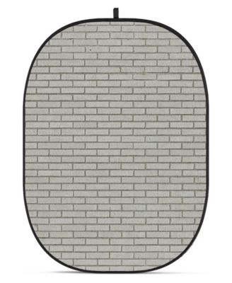 CBA-WB0012 5x6.5' Fabric Collapsible Backdrop, Brick Wall