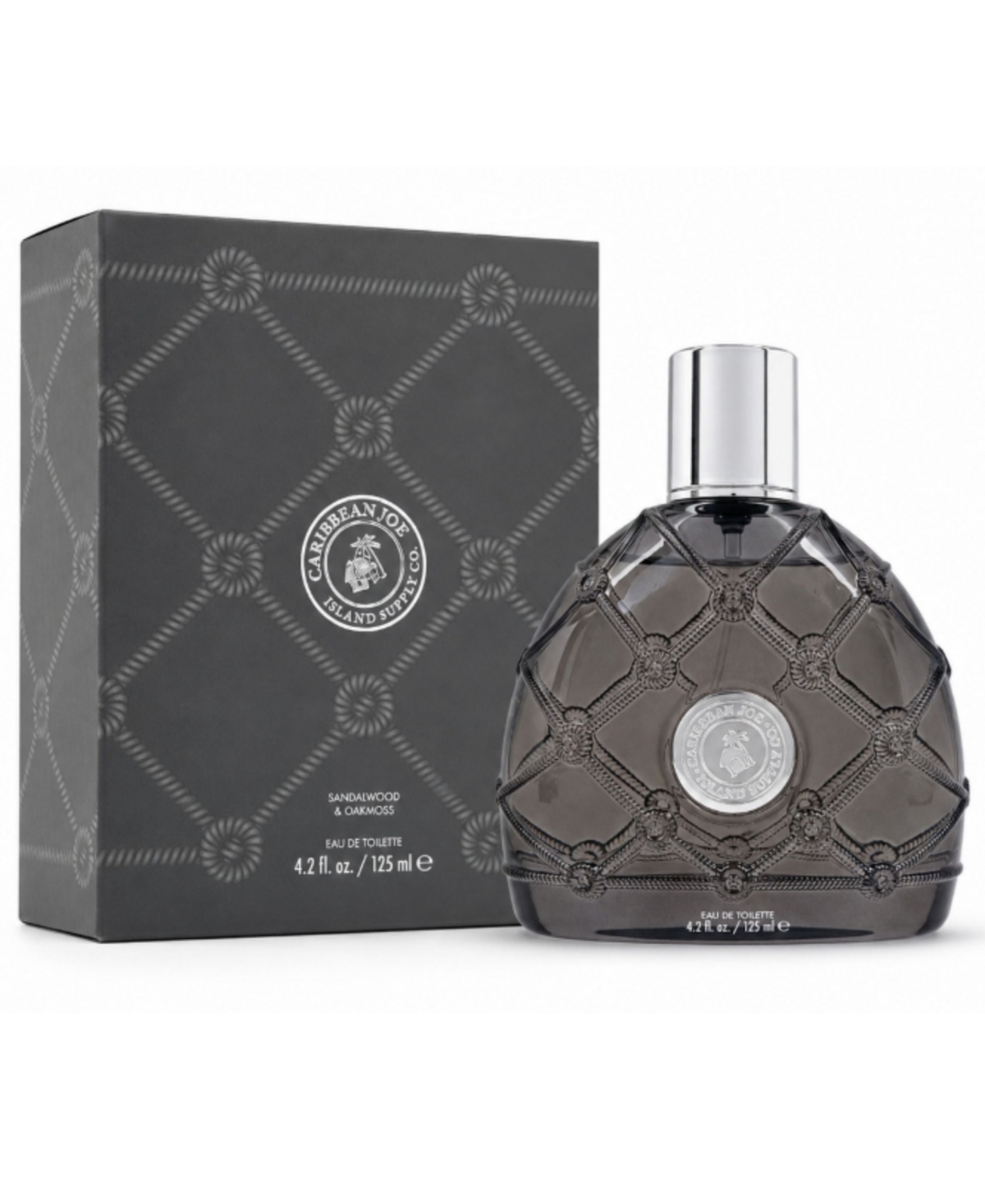 Caribbean Joe Resort Smooth Sandalwood and Oakmoss Men's Edt Spray, 4.2 Fluid Ounce
