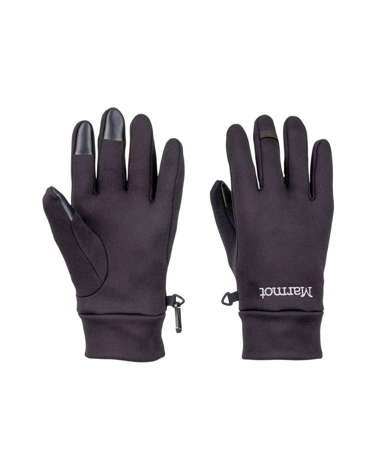 Мужские перчатки Marmot Power Stretch Connect Touchscreen-Compatible Winter, цвет: Чёрный — фото 1