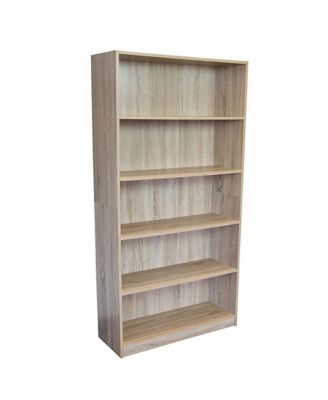 31.5" Wood Closed Back Bookcase