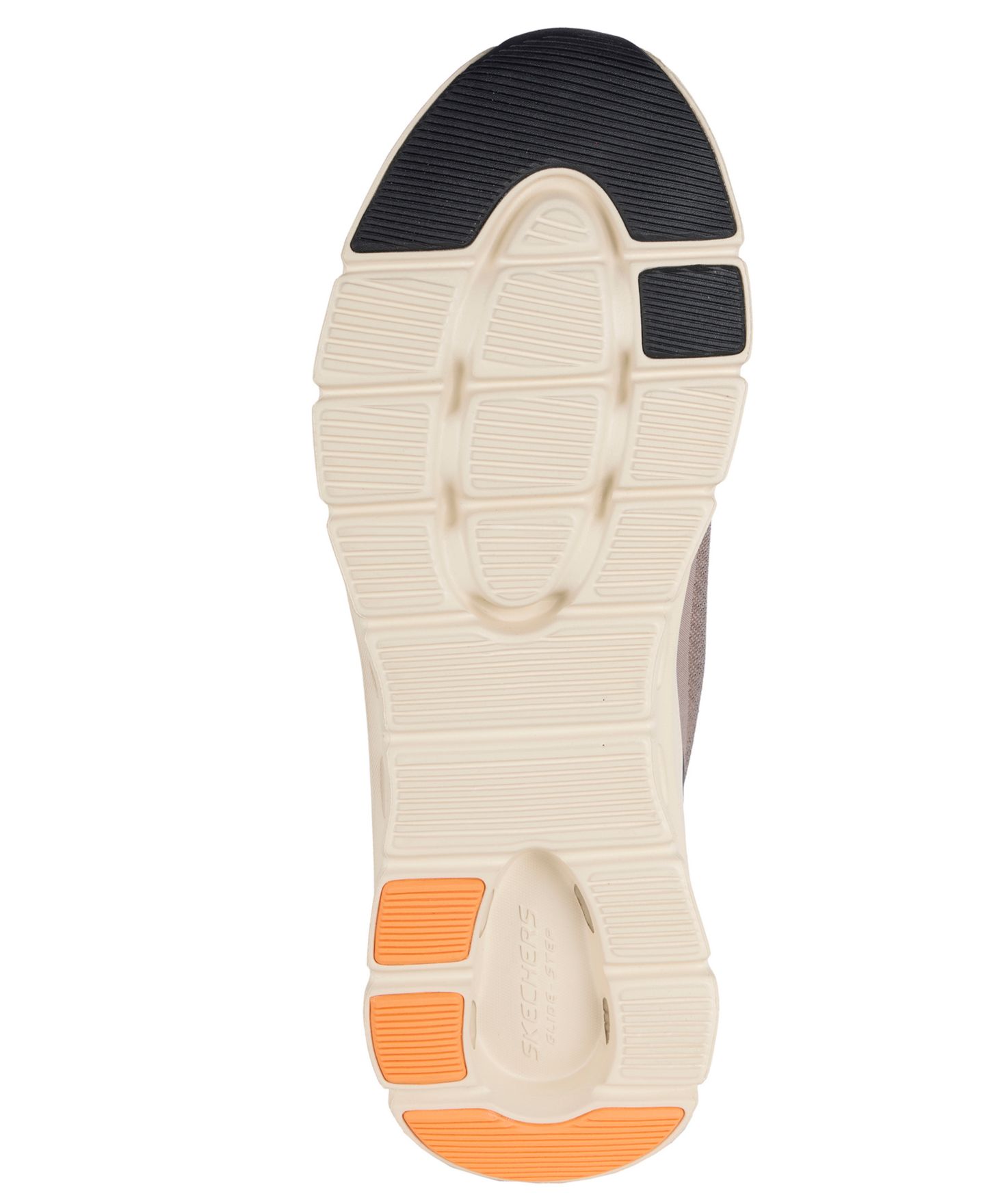 Мужские кроссовки Skechers Slip-ins: Arch Fit Glide-Step Pro Running, цвет: Серо-коричневый / Чёрный — фото 6