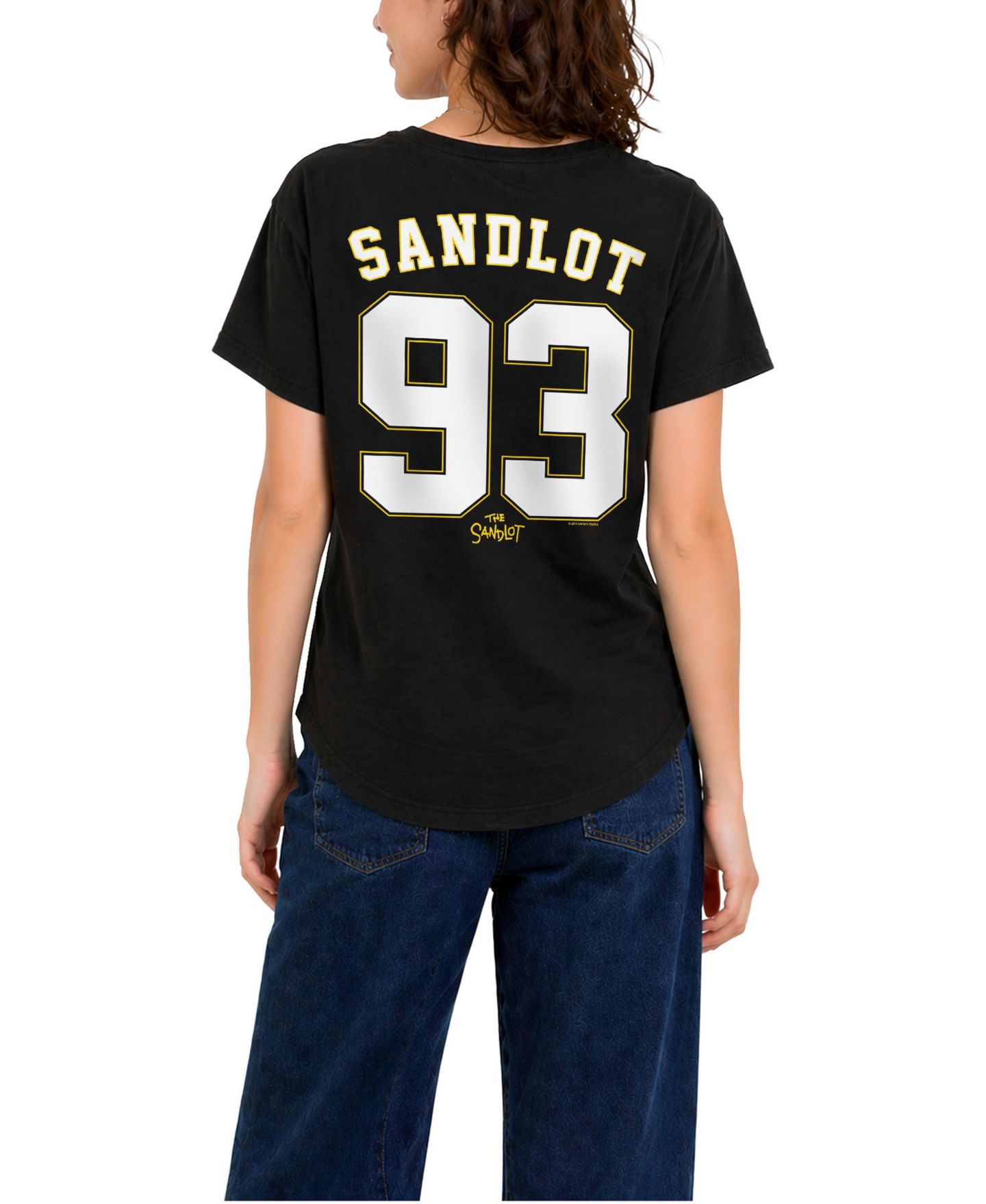 Женская футболка The Sandlot Oversized Graphic, цвет: Чёрный — фото 2