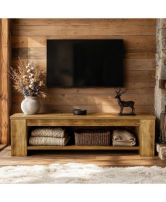 TV Stand for 70" TV with Storage Shelf Fits 55-70 Inch TVs