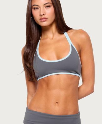 Women's Anica Colorblock Contrast Scoop Neck Bralette