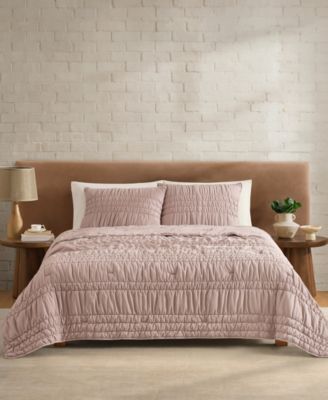 Devon Tide Ruched 2-Piece Quilt Set, Twin/Twin XL