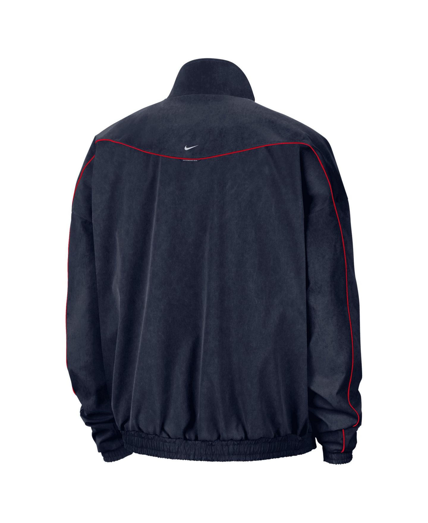 Мужская куртка Nike Navy, Red Philadelphia 76ers 2026 Game Theater Calm On Court Anthem — фото 2