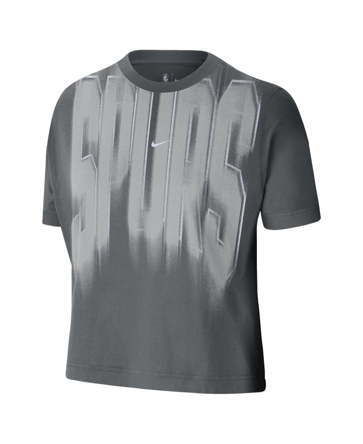 Женская футболка Nike Gray San Antonio Spurs 2026 Game Theater Anthem — фото 2