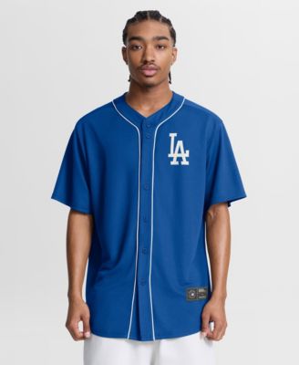 Men's Royal Los Angeles Dodgers Franchise Button-Up Fashion Top