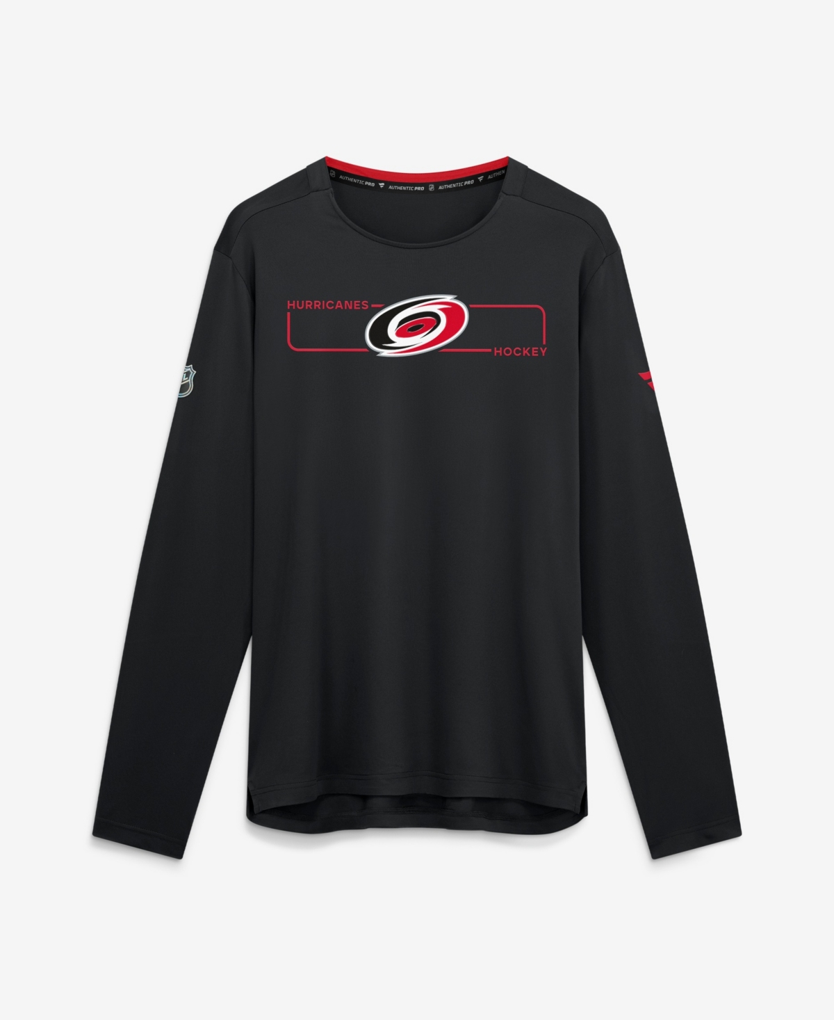 Fanatics Men's Black Carolina Hurricanes Authentic Pro Rink Tech Long-Sleeve T-Shirt - Black