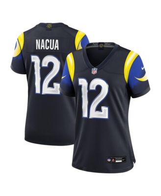 Women's Puka Nacua Dark Blue Los Angeles Rams Rivalries Collection Game Jersey