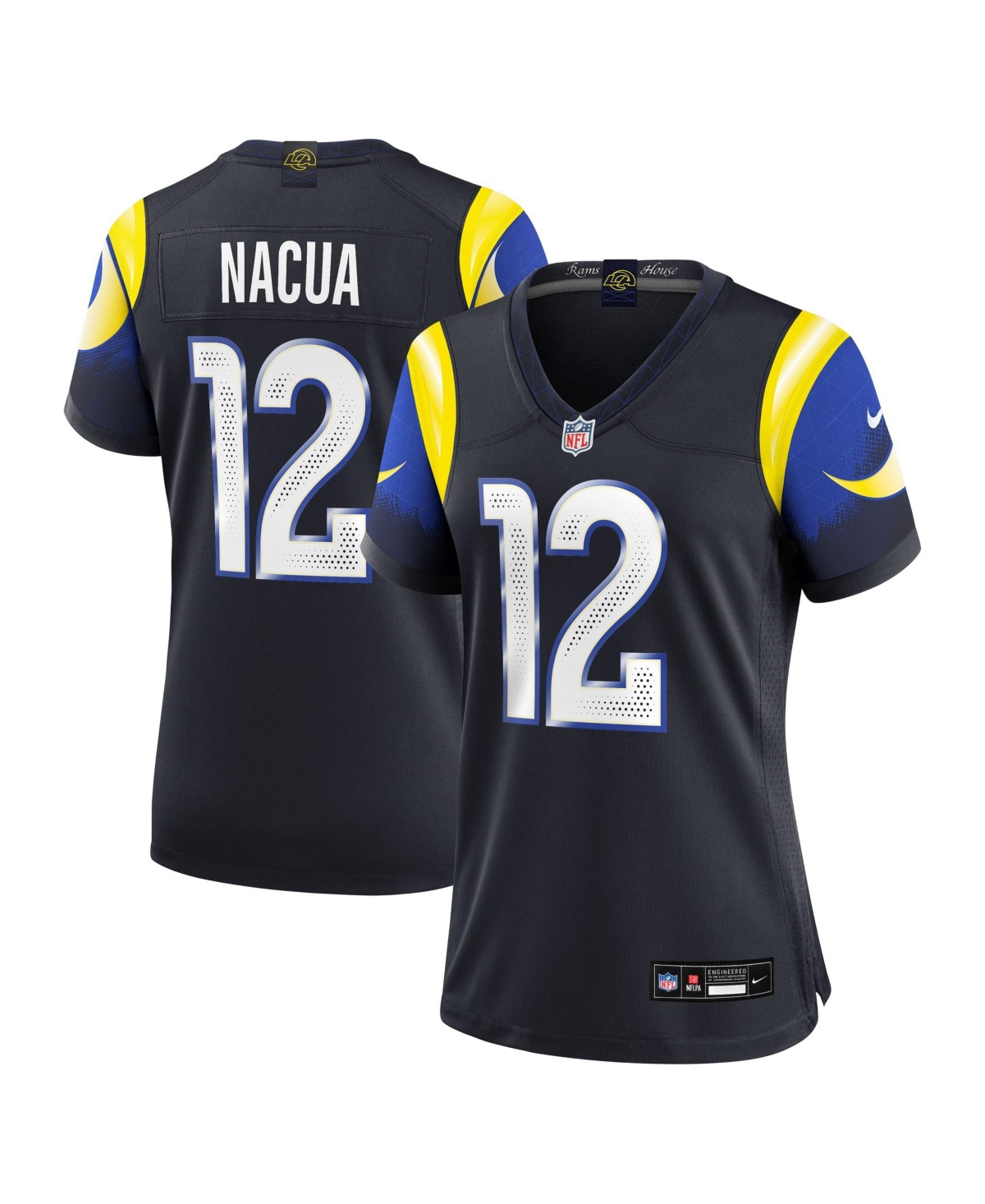 Nike Women's Puka Nacua Dark Blue Los Angeles Rams Rivalries Collection Game Jersey - Dark Blue