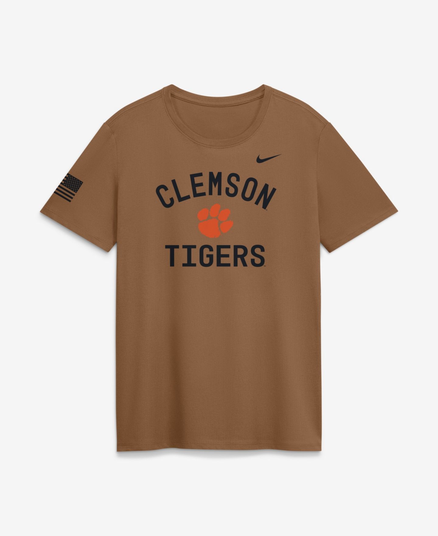 Женская футболка Nike Brown Clemson Tigers 2026 Appreciation Dri-FIT — фото 1