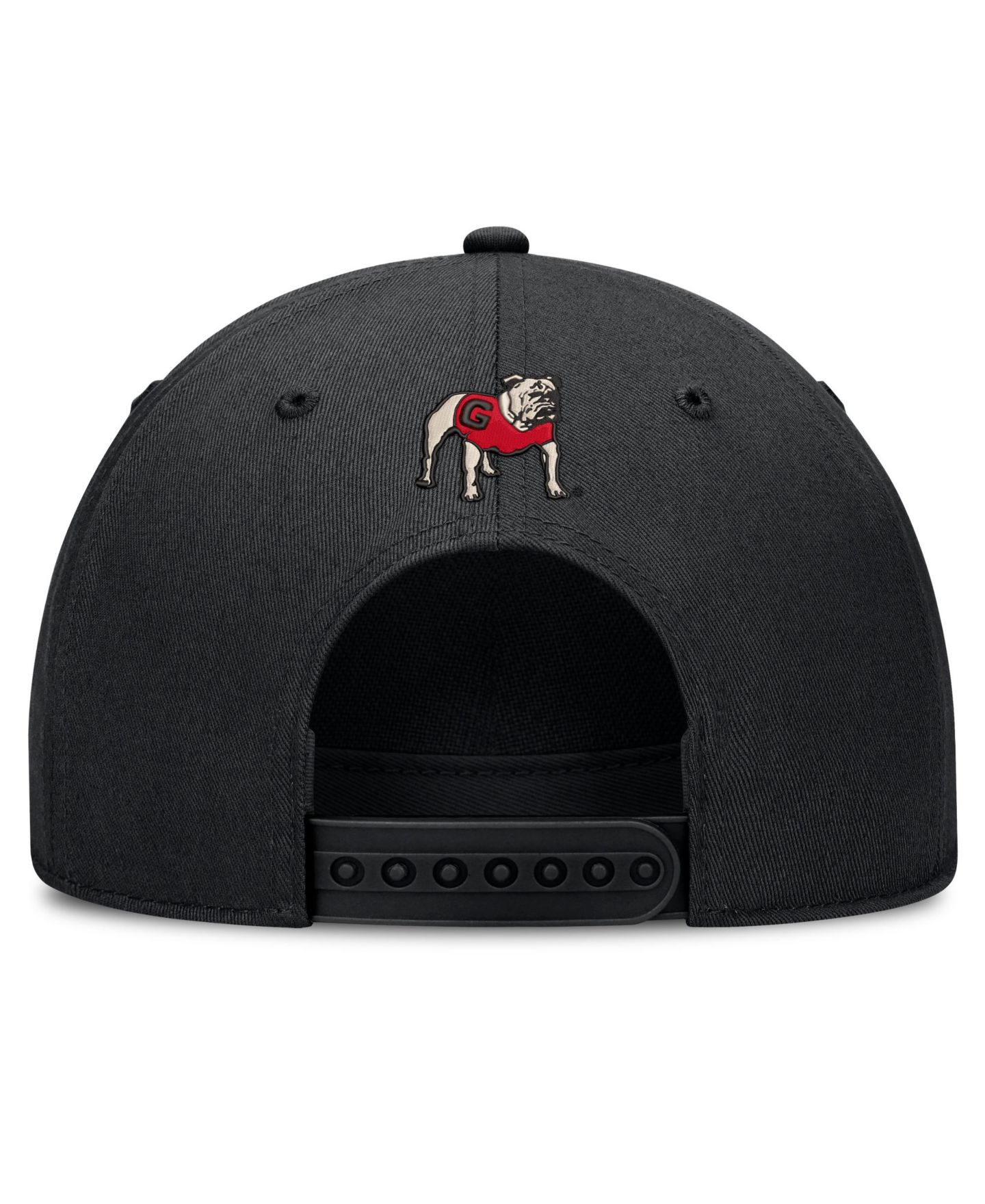 Кепка Nike Black Georgia Bulldogs Letter Rope Rise Adjustable Hat — фото 4