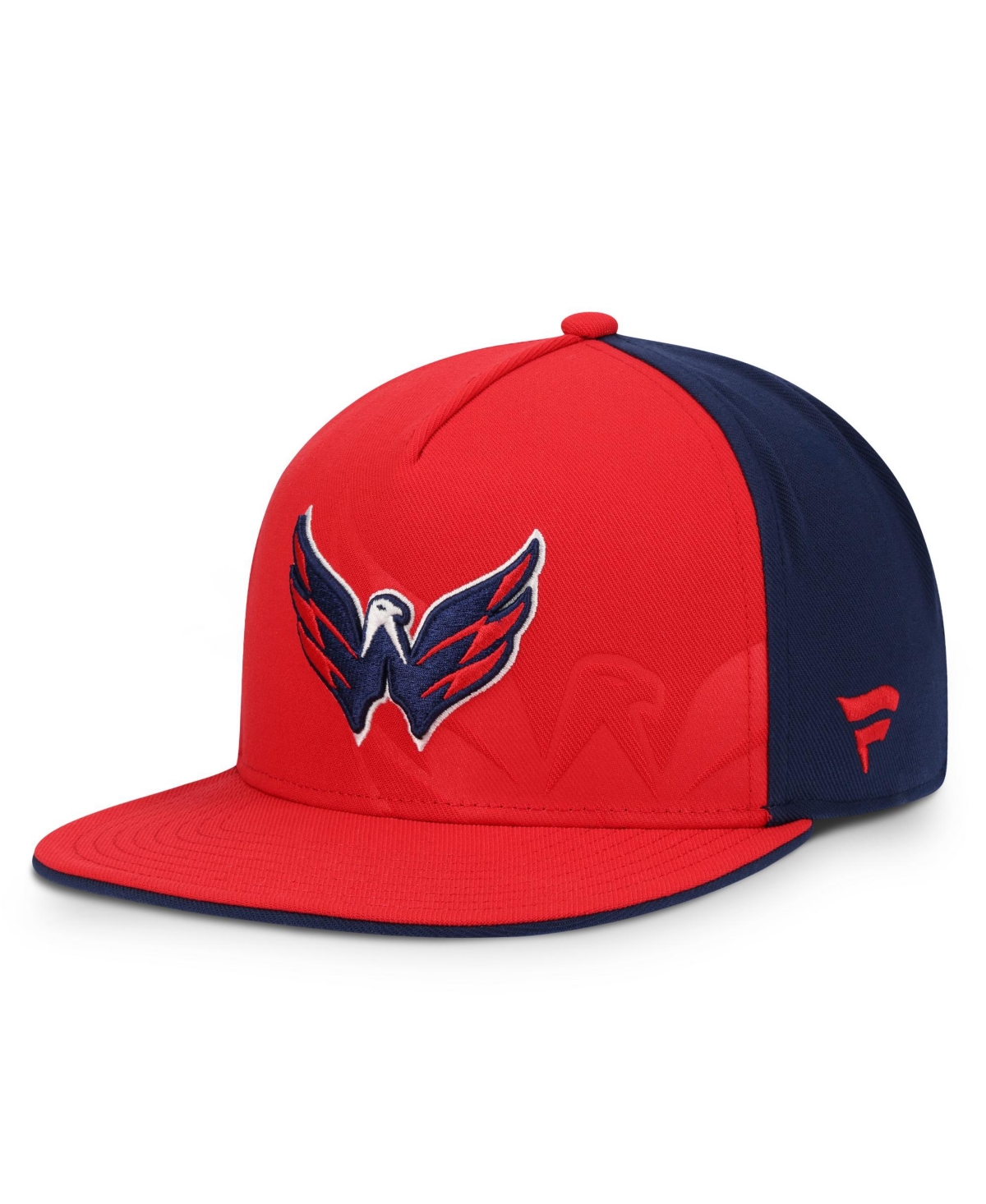 Fanatics Men's Red/Navy Washington Capitals Snapback Hat - Red, Navy