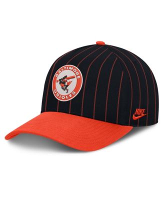 Men's Black/Orange Baltimore Orioles Cooperstown Rise A-Frame Adjustable Hat