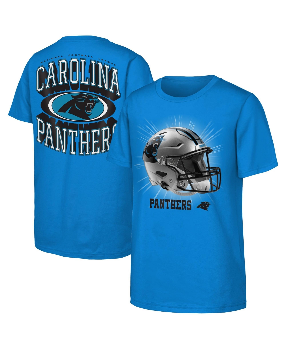 Outerstuff Big Boys' and Girls' Blue Carolina Panthers Winning Mentality T-Shirt - Blue