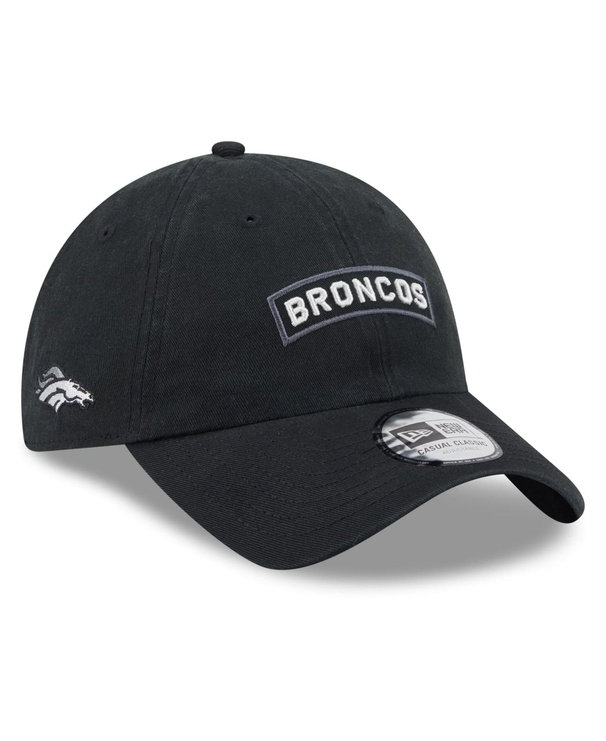 New Era Men's Black Denver Broncos 2026 Salute To Service Casual Classic Adjustable Hat - Black