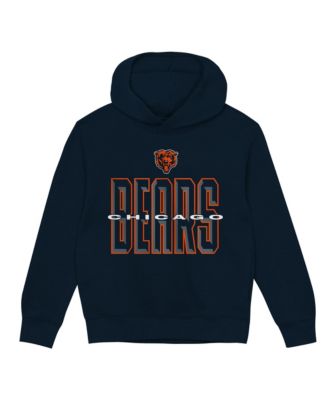 Toddler Navy Chicago Bears Field General Fleece Hoodie