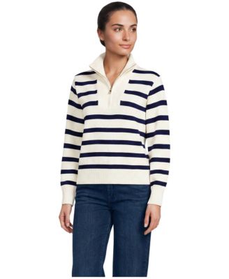 Women's Drifter Slim Quarter-Zip Drop-Shoulder Pullover