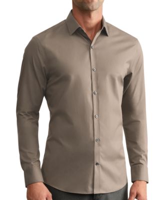 Men's Motion Stretch Extra-Slim Wrinkle-Resistant Dress Shirt