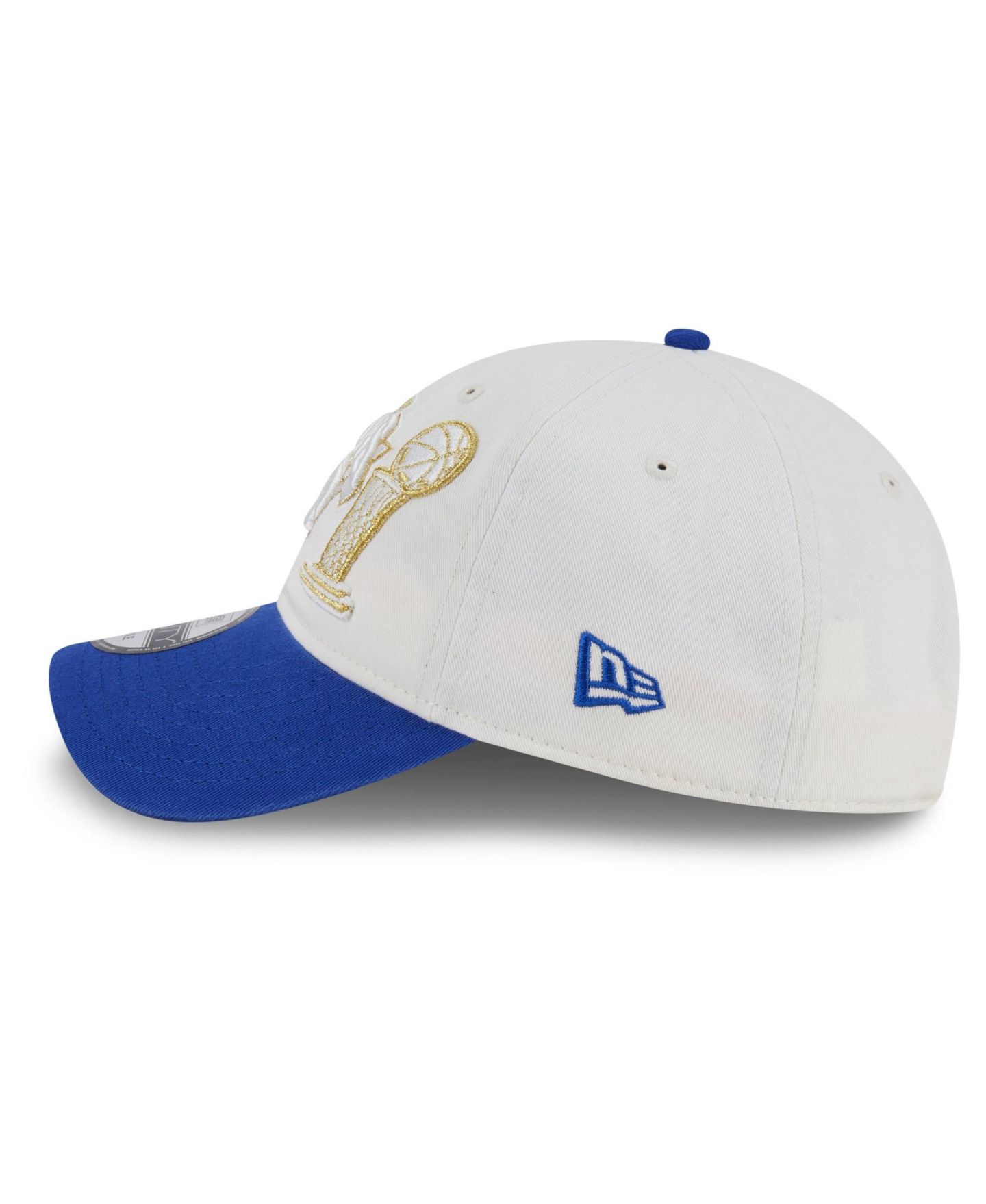 Мужская кепка New Era White, Blue New York Knicks 2026 Ring Ceremony Locker Room 9TWENTY Adjustable Hat — фото 5