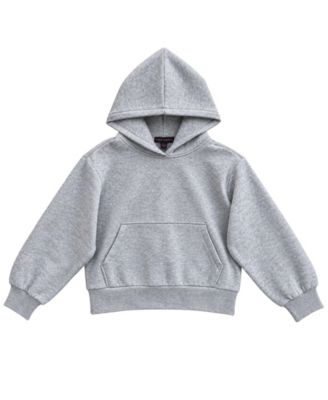 Girls' 7-16 Sequin-Wing Kangaroo Pocket Hoodie