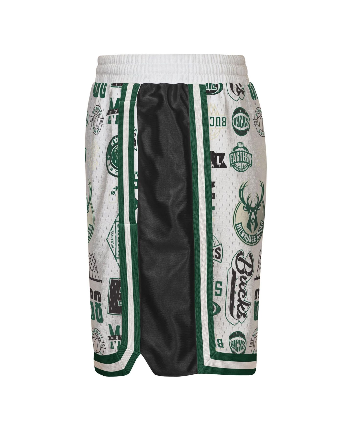 Детские шорты Outerstuff White Milwaukee Bucks Ball Hog Dazzle Basketball — фото 2