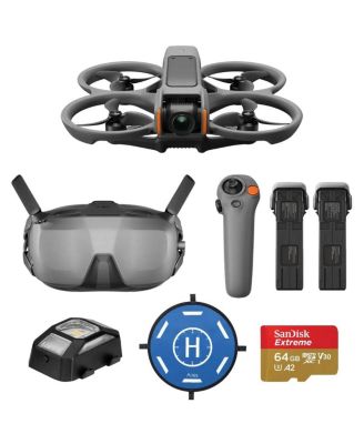 Avata 2 Fly Smart Combo 4K/60fps HDR Drone, 23-Min Flight Time, FPV with Goggles