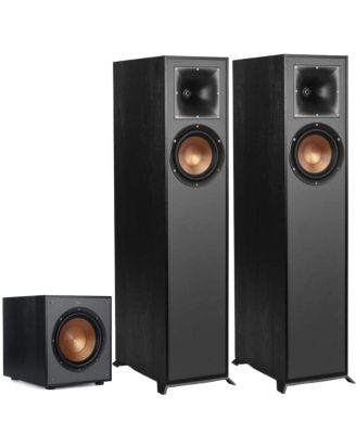 Reference R-610F 2.1-Channel 300W Powered Subwoofer Floorstanding Speakers