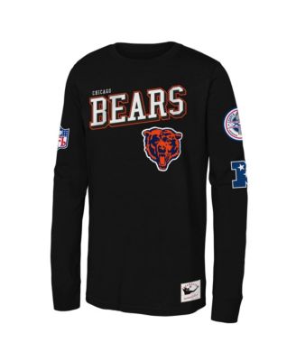 Big Boys' and Girls' Black Chicago Bears Training Camp Long-Sleeves T-Shirt