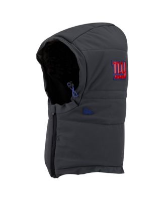 Men's Charcoal New York Giants 2026 Sideline Cold Weather Adjustable Quilted Hood