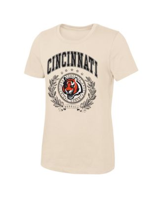 Big Girls Natural Cincinnati Bengals Undefeated T-Shirt