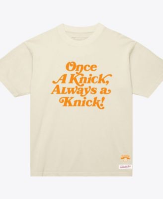 Men's Cream New York Knicks Once a Knick T-Shirt