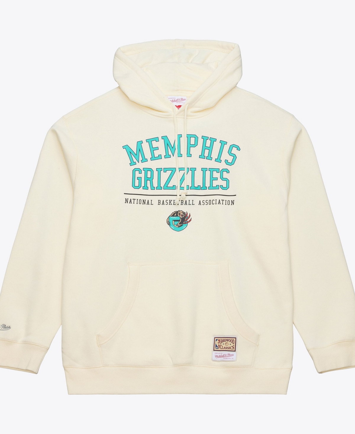 Mitchell & Ness Men's Cream Memphis Grizzlies Walk-Off Fleece Hoodie - Cream