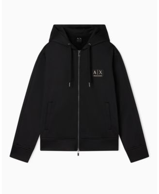 Men's Black Fleece Full Zip Hoodie