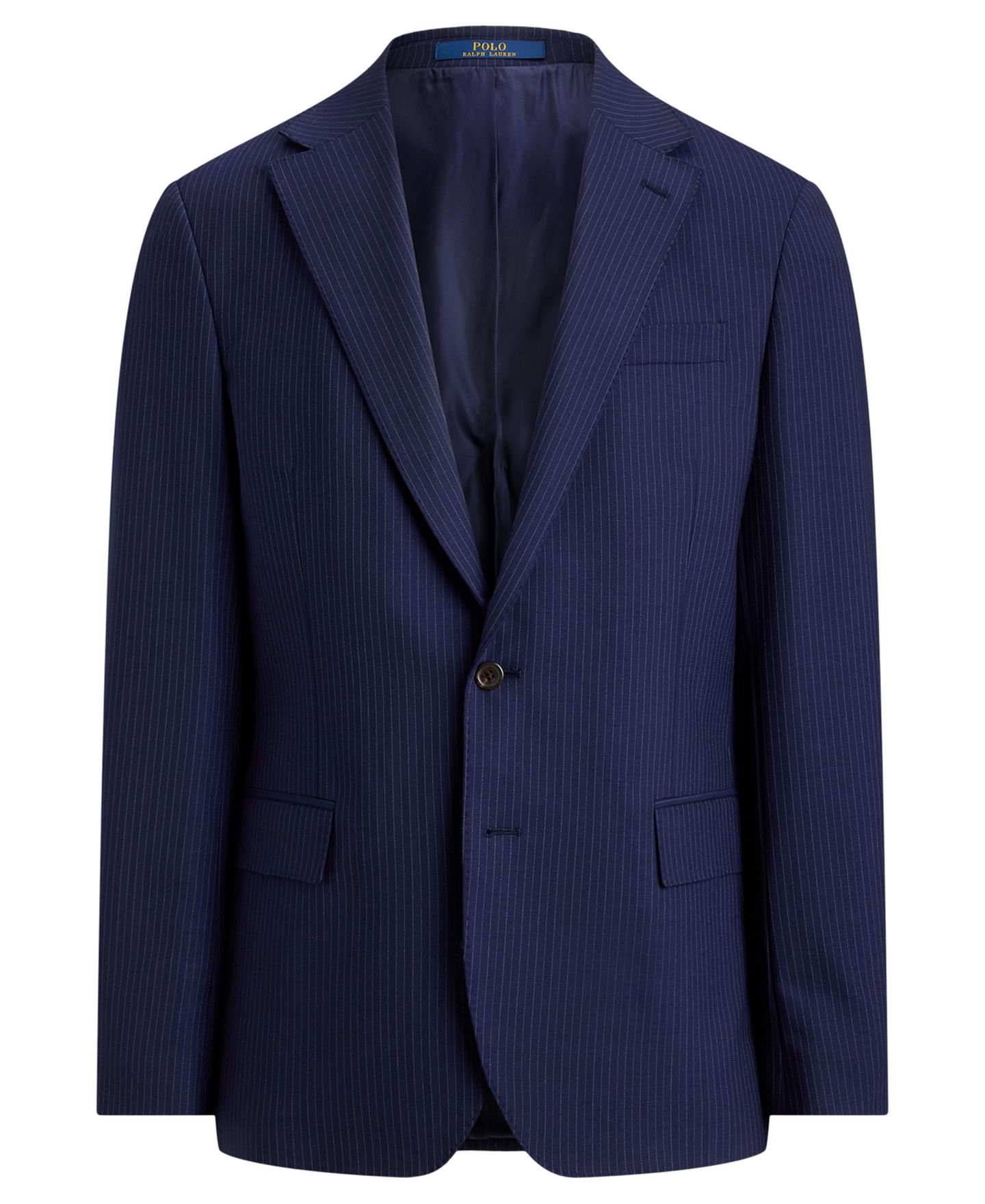 Мужская куртка Polo Ralph Lauren Modern-Fit Pinstripe Twill, цвет: Тёмно-синий — фото 6