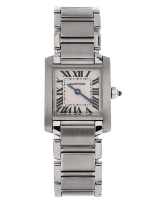 Tank Francaise Quartz Watch in Stainless Steel 20mm