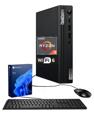 ThinkCentre M75q Gen 5 Desktop, AMD Ryzen 3 8300GE, 16GB DDR5, 512GB SSD