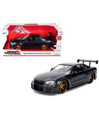 1/24 Scale JDM Tuners 1999 Nissan Skyline GT-R Right Hand Drive Die-Cast Car Model