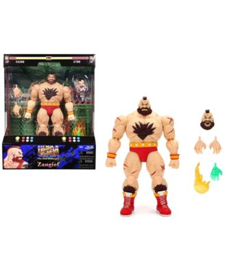 Zangief Ultra Street Fighter II 7.5" Articulated Action Figure with Alternate Head & Hands, Ages 14+