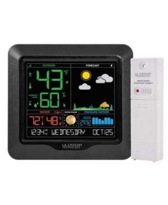 Wireless Color Forecast Station Barometric Pressure, 6.89" Digital Clock