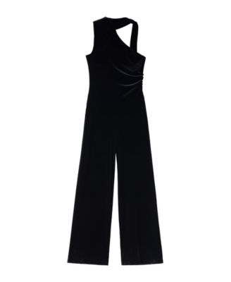 Women's Xmilo Sleeveless One-Shoulder Wide-Leg Jumpsuit