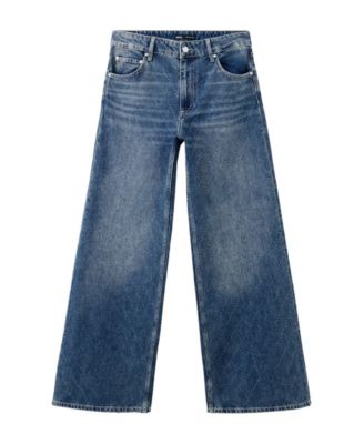 Women's Wide Leg Mid-Rise Jeans