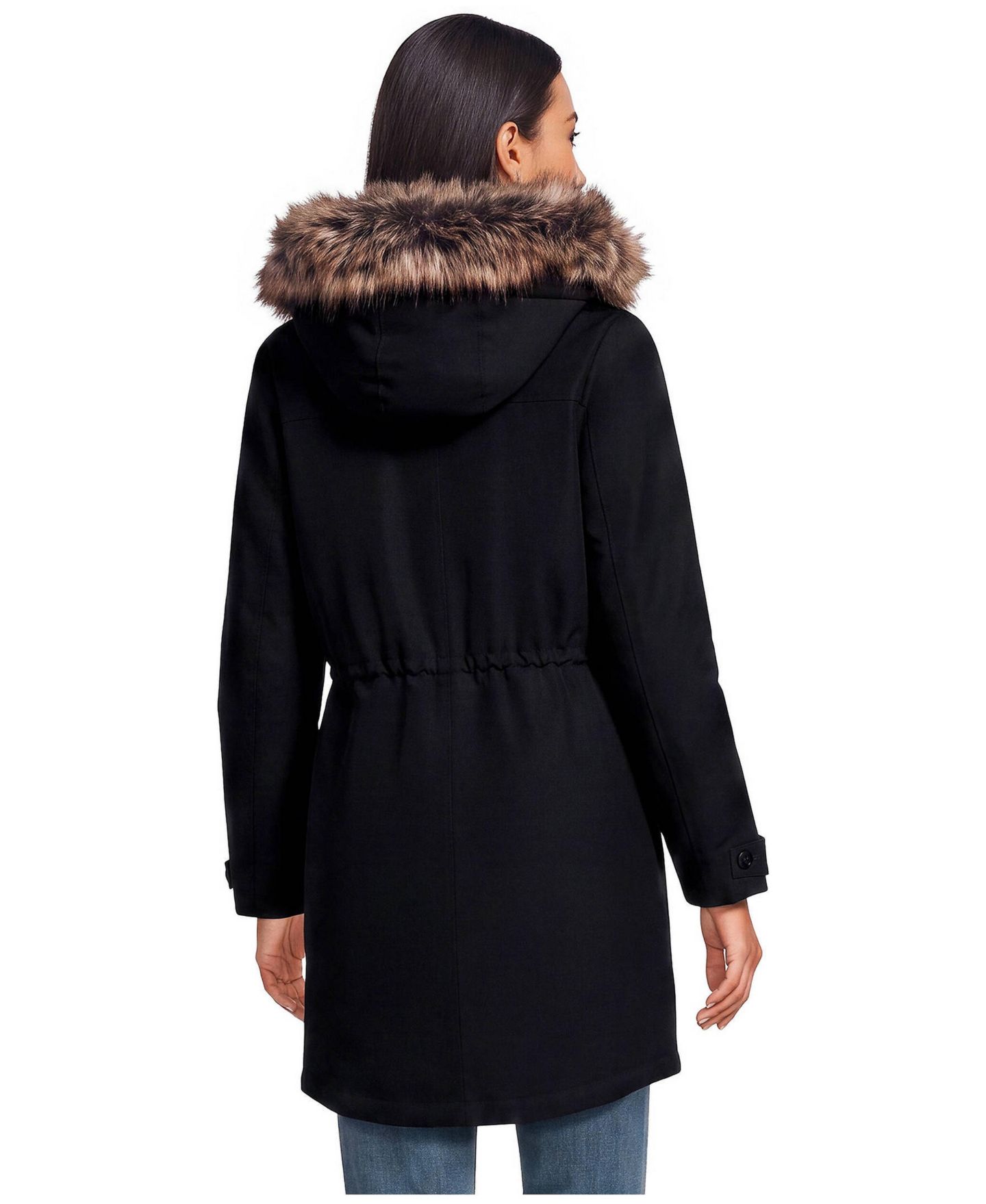 Женская куртка Lands' End Expedition Down Waterproof Winter, цвет: Чёрный — фото 3