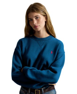 Women's Lightweight Fleece Crew Neck Sweatshirt