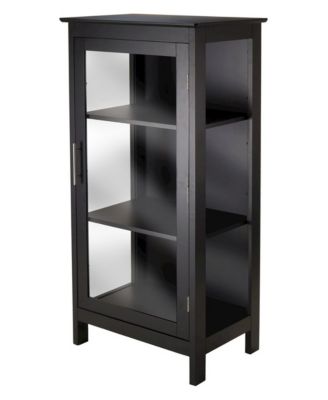 Glass Display Cabinet - Elegant Storage Case for Collectibles