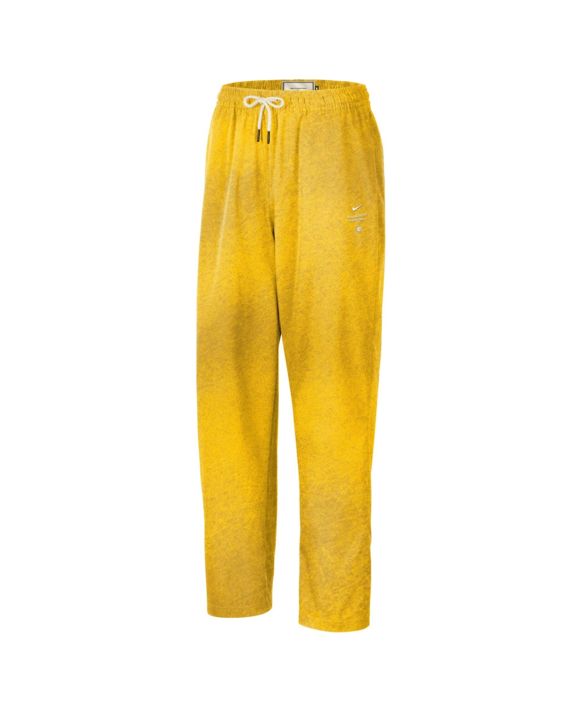 Nike Men's Yellow, Navy Indiana Pacers 2026 Game Theather Loud On Court Anthem Pants - Yellow, Navy