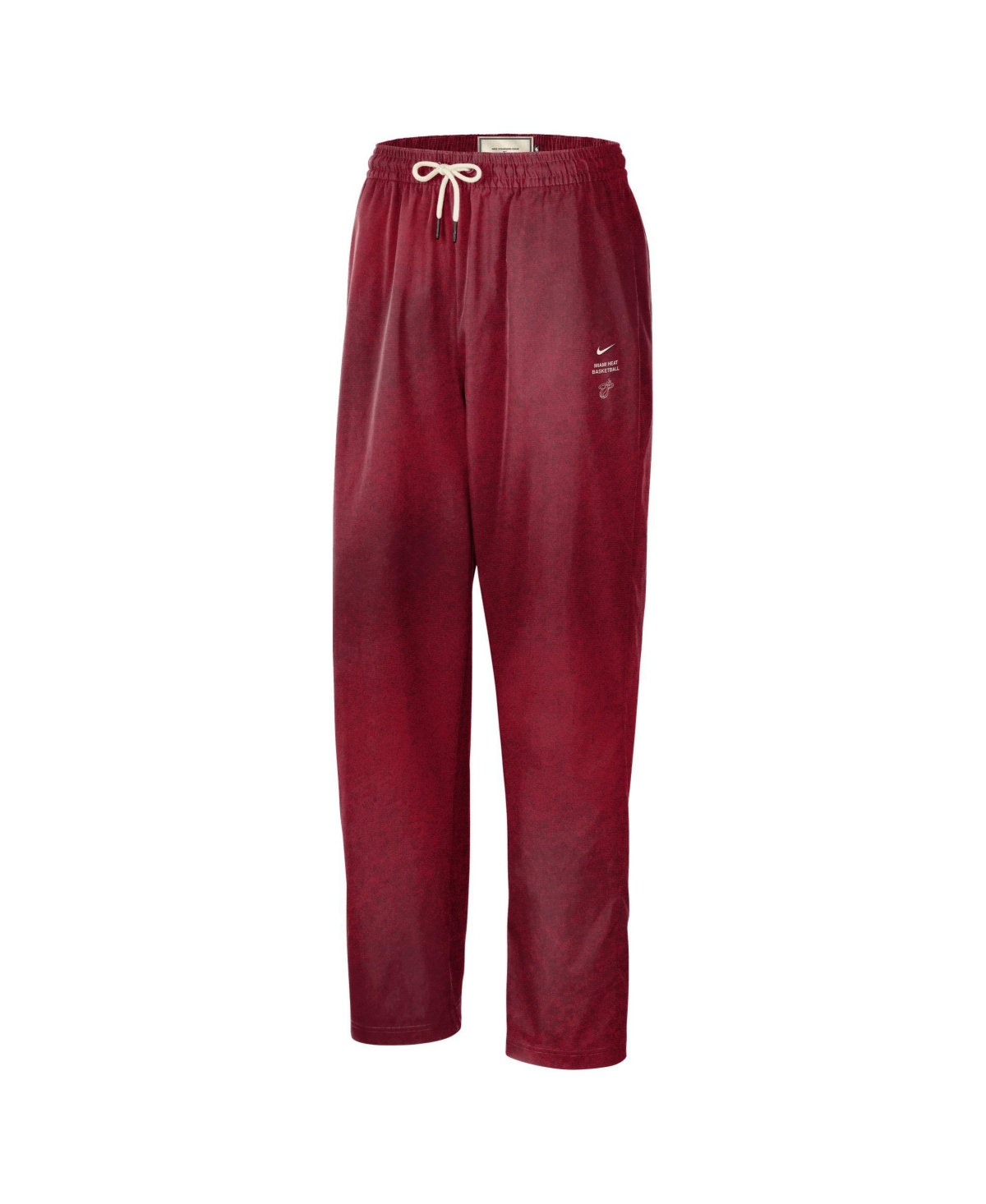 Nike Men's Red, Black Miami Heat 2026 Game Theather Loud On Court Anthem Pants - Red, Black