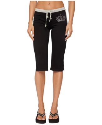 Women's Crown Low-Rise Elastic-Waist Capri Pants